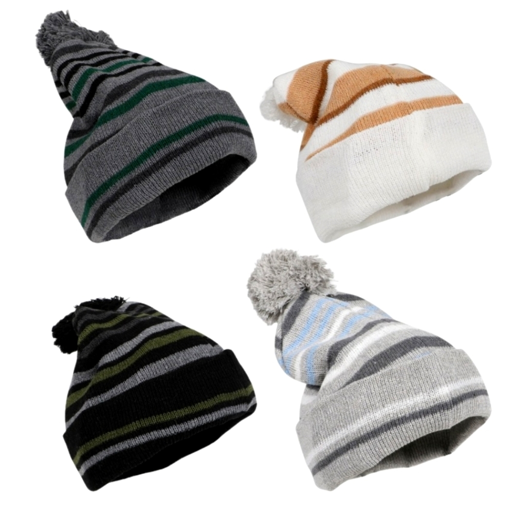 Assorted winter hats